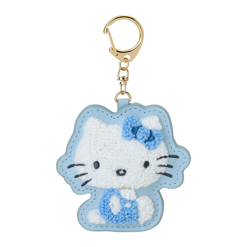 楽天市場】ハローキティ サガラ刺繍キーホルダー 座り（みずいろ