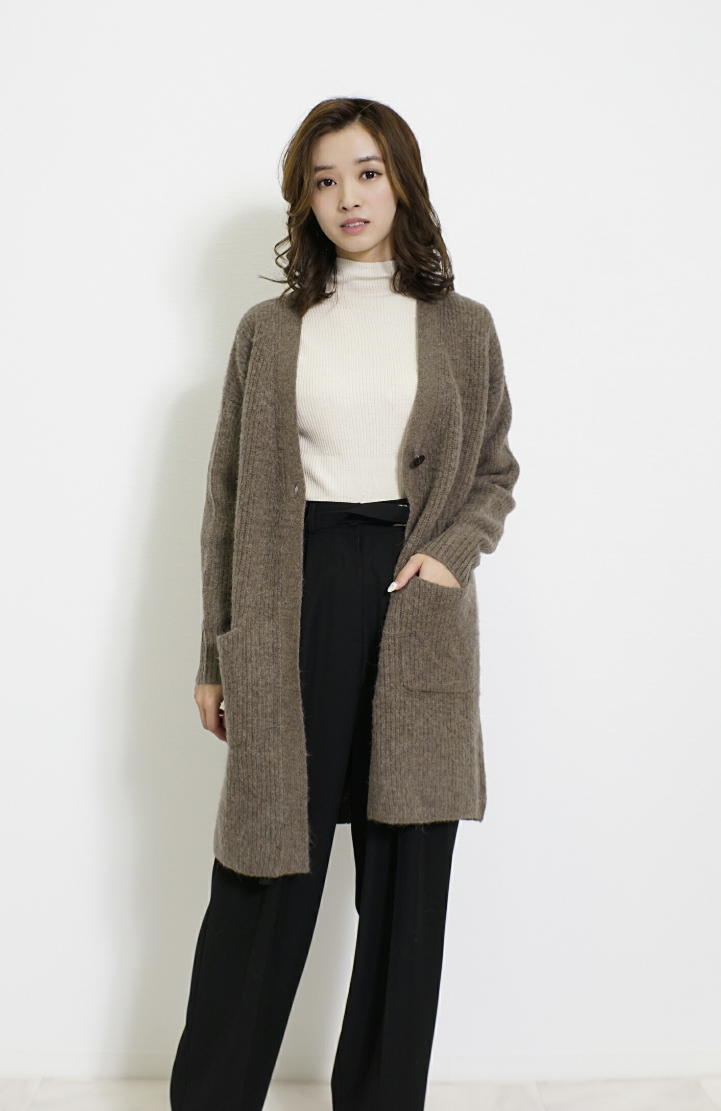 楽天市場】ロイヤルベビーアルパカ100% カーディガン レディース