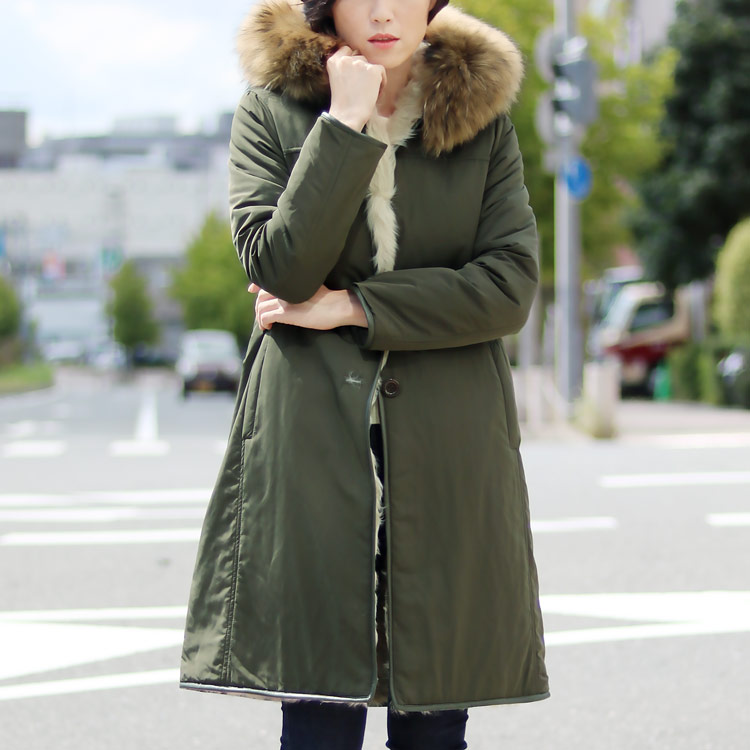 楽天市場】【40%offクーポン】レディース モッズコート ラクーンファー