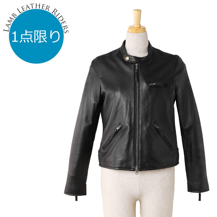 楽天市場】【1点限り】 ラム ライダース ジャケット シングル ナッパ