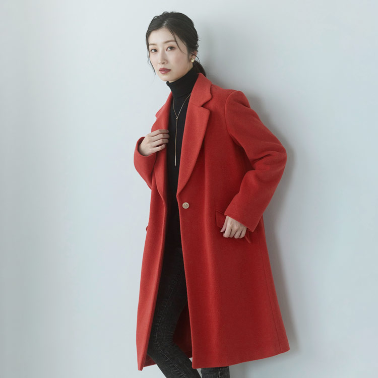 楽天市場】【10%offクーポン】チェスターコート アンゴラ ウール混