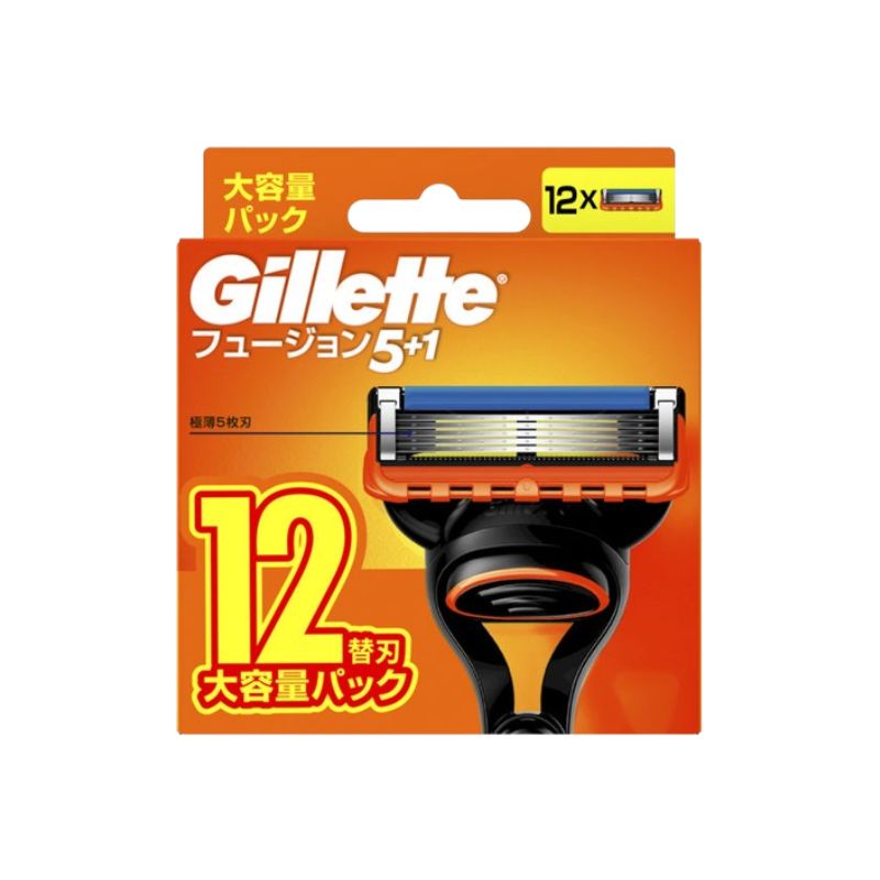 楽天市場】ジレット フュージョン 5 1 替刃 12個入の通販