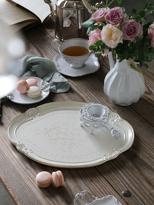 楽天市場】フィレンツェトレー オーバル Fiorentino // お盆 おぼん