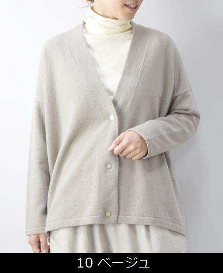 楽天市場】evam eva(エヴァムエヴァ)cashmere cardigan 4colormade in