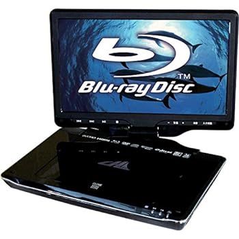 BLUEDOT ポータブル Blu-rayプレイヤー10インチ BLUEDOT ポータブル