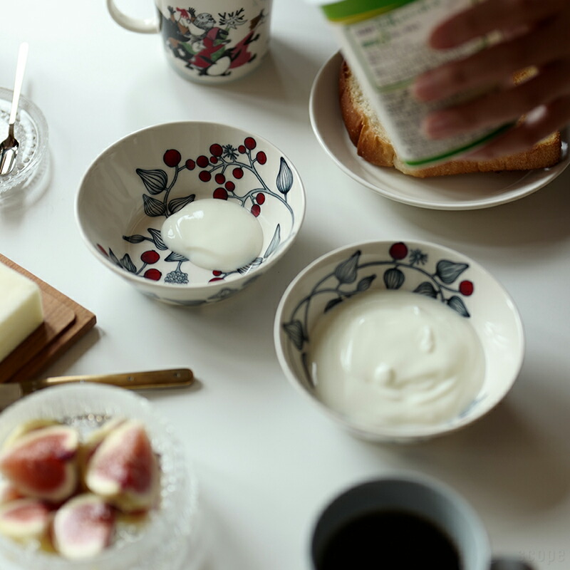 楽天市場】アラビア / ルノ ボウル 13cm フロストベリー [ Arabia Runo