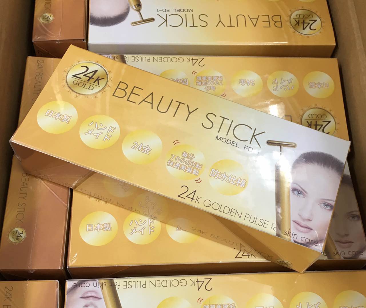 楽天市場】BEAUTY Stick 美顔器 ゴールドビューティースティック 24K金