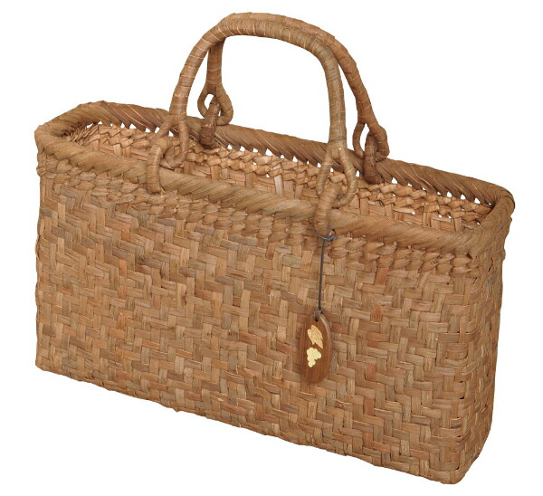 楽天市場】【山葡萄バッグ・手提げ・買い物篭】 山葡萄バッグ 横長 桝