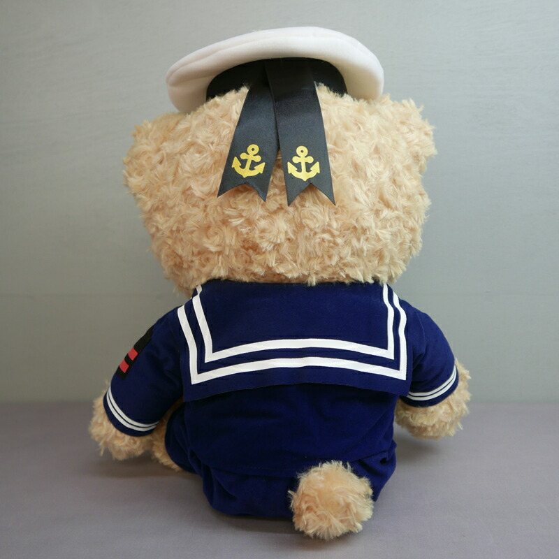 楽天市場】自衛隊 グッズ 海上自衛隊 セーラーベアぬいぐるみ 特大