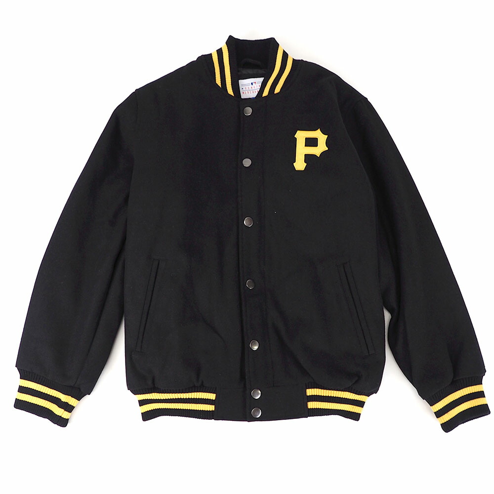 楽天市場】MLB パイレーツ スタジャン ジャケット スナップアップ