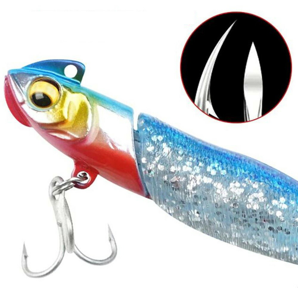 楽天市場】【5個セット ジグヘッドワーム サーフ 】バイブレーション