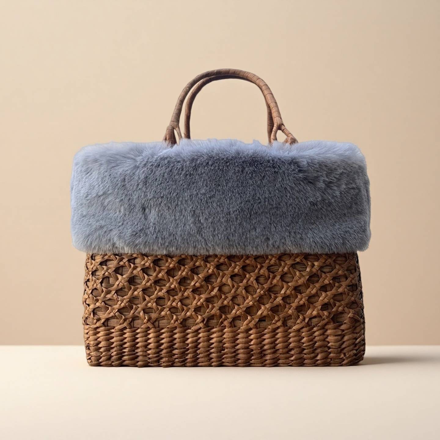 楽天市場】山葡萄 かごバッグ 二重編みの通販