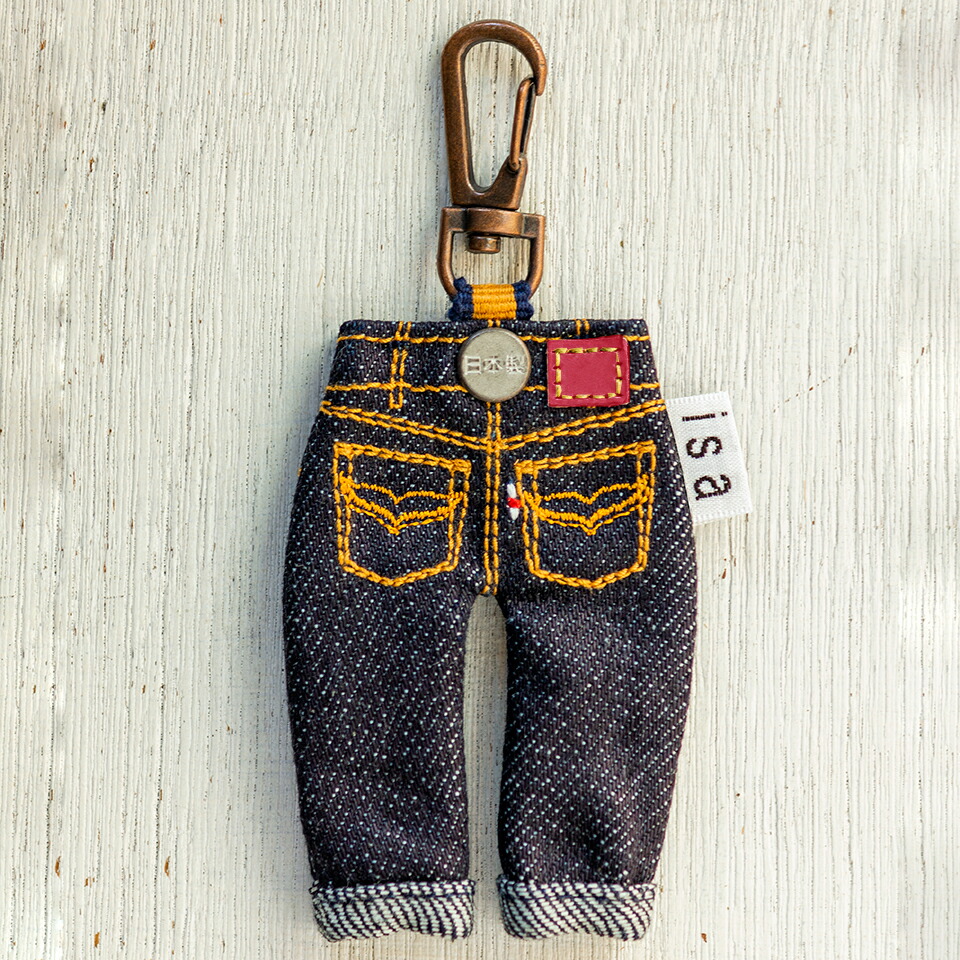 楽天市場】《デニム / キーホルダー》【日本製】 isa:IKEY003 ジーンズ