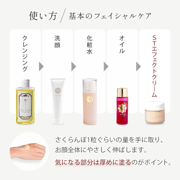 楽天市場】P2倍【11%OFF】エフェクトクリーム STオイル スキンケア