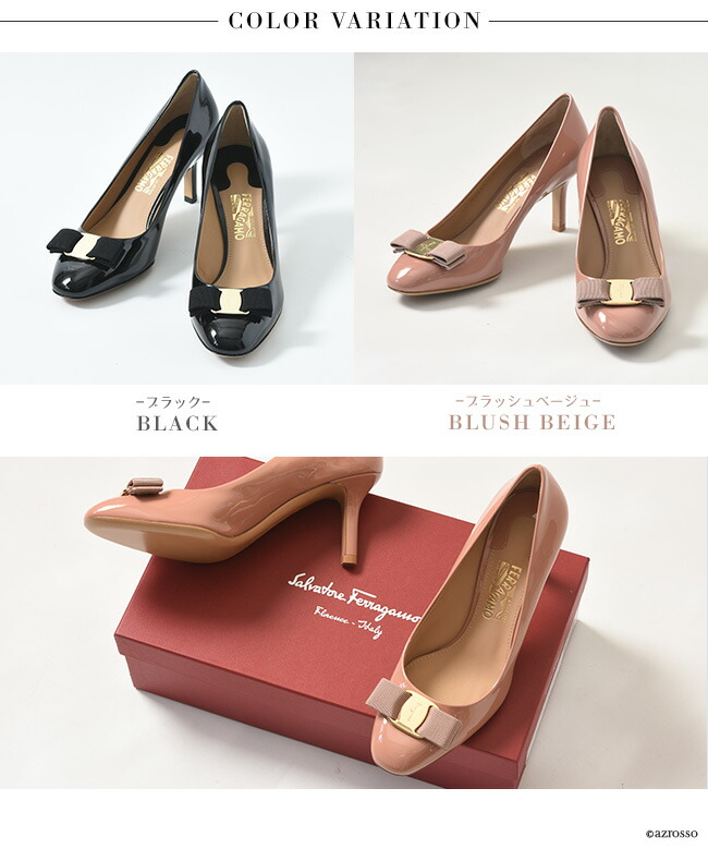 楽天市場】イタリア製 パンプス エナメル ラウンド salvatore