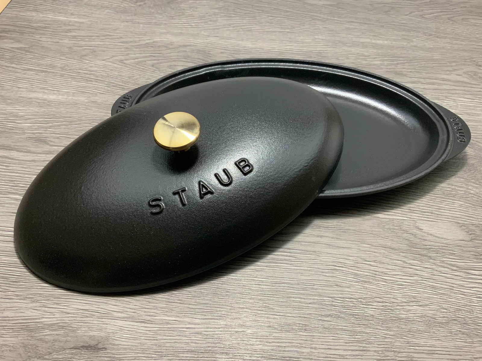 楽天市場】STAUB フィッシュ ホットプレート 31センチ 黒 シャロー