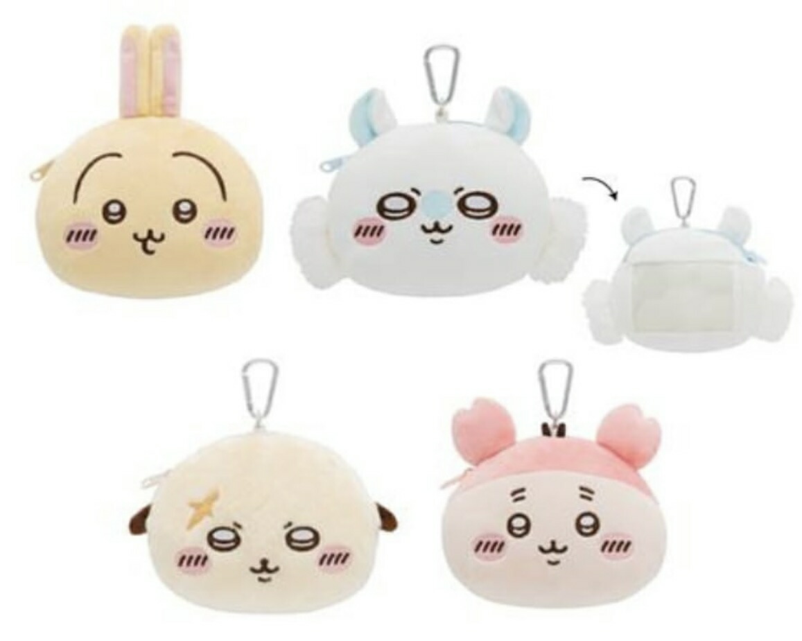 楽天市場】【ラッコ】ちいかわ ぬいぐるみパスケースポーチ2 ハチワレ