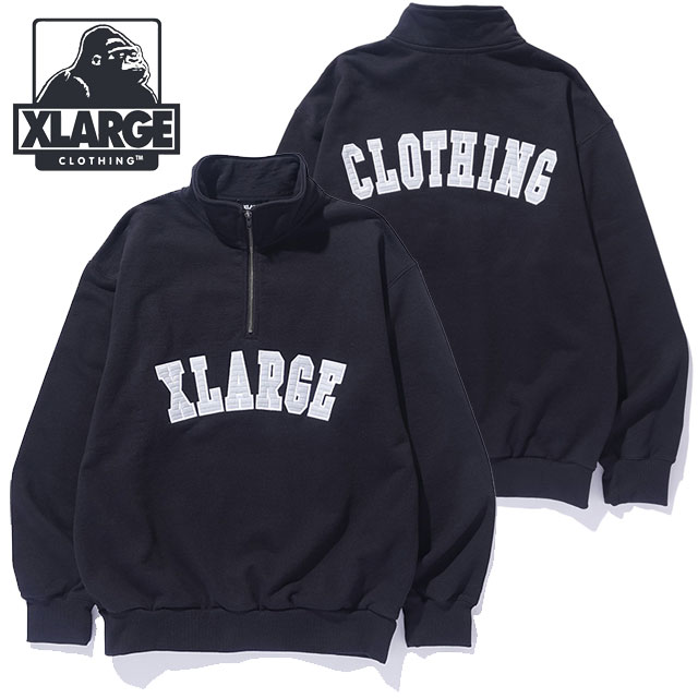 楽天市場】エクストララージ XLARGE アーチロゴ ハーフジップ