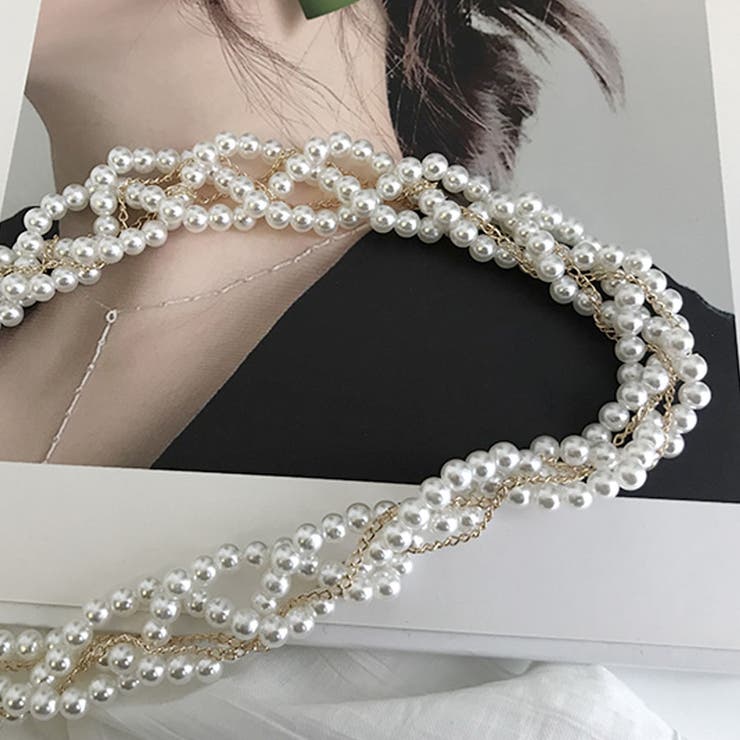 楽天市場】shoppinggo パールベルト パール チェーンベルト レディース