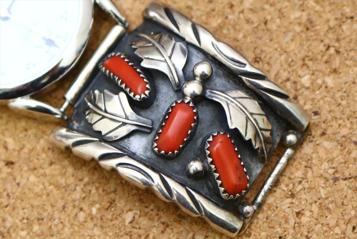 楽天市場】インディアンジュエリー ナバホ族 コーラル オールドポーン