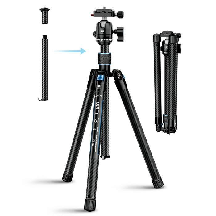 楽天市場】SIRUI Traveler X-I(AT-125+B-00K) 軽量カーボン三脚セット