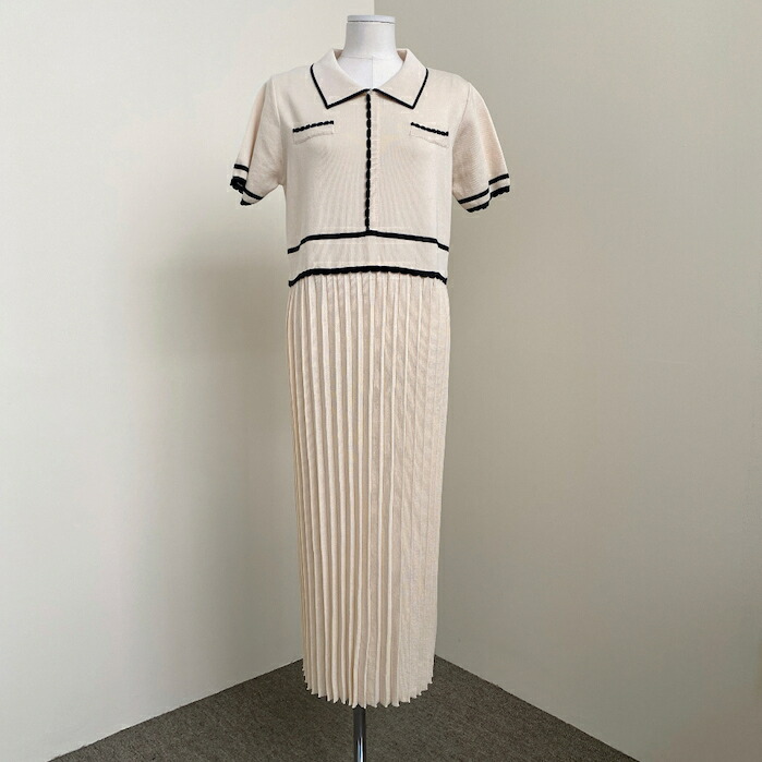 楽天市場】ネコポス便/送料無料 サマーニット Uネック 着痩せ