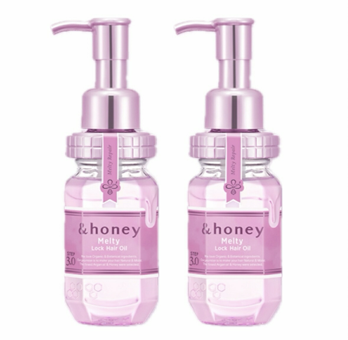 楽天市場】2本セット アンドハニー メルティ ロックヘアオイル3.0