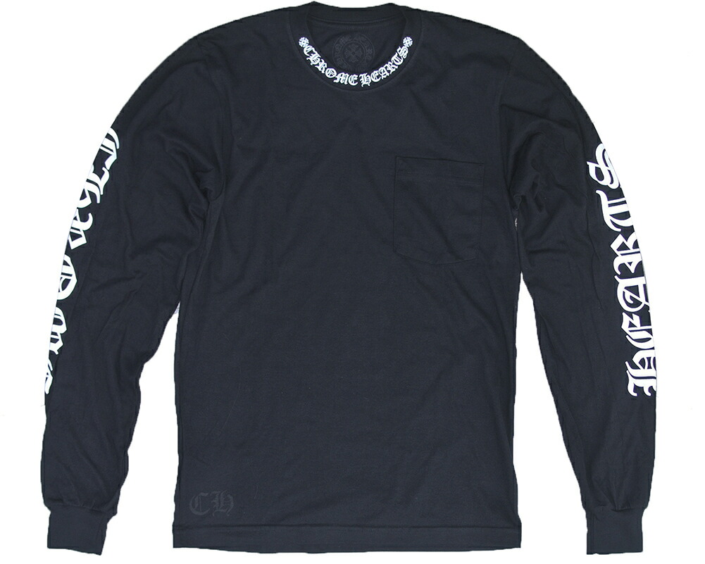 楽天市場】CHROME HEARTS LONG SLEEVE T-SHIRT LOGO クロムハーツ 長袖