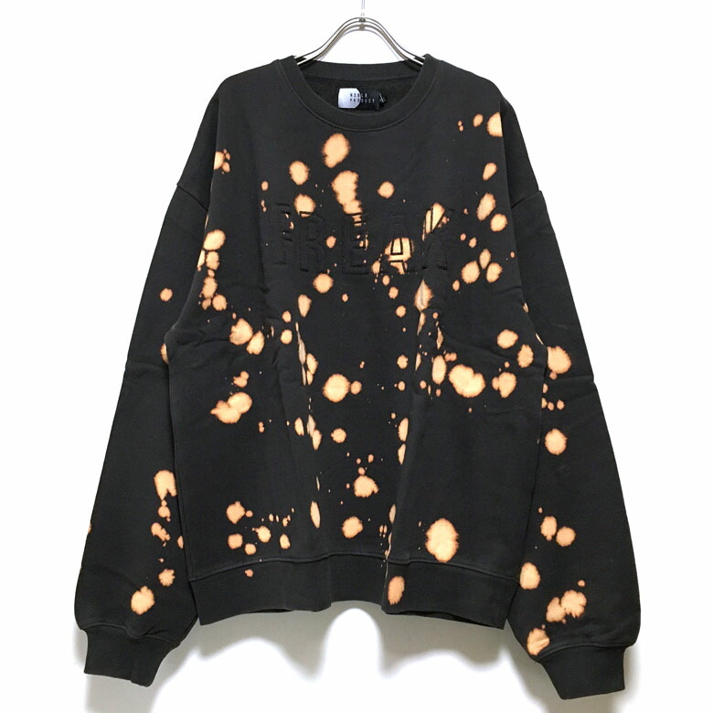 楽天市場】ブリーチ抜染 オーバーサイズ スウェット 長袖 裏起毛