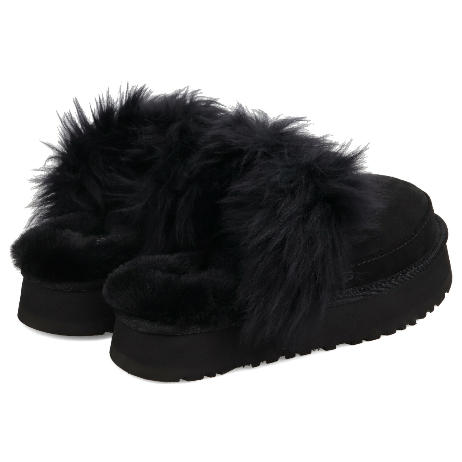 楽天市場】UGG アグ サンダル ファー サボ ルームシューズ レディース