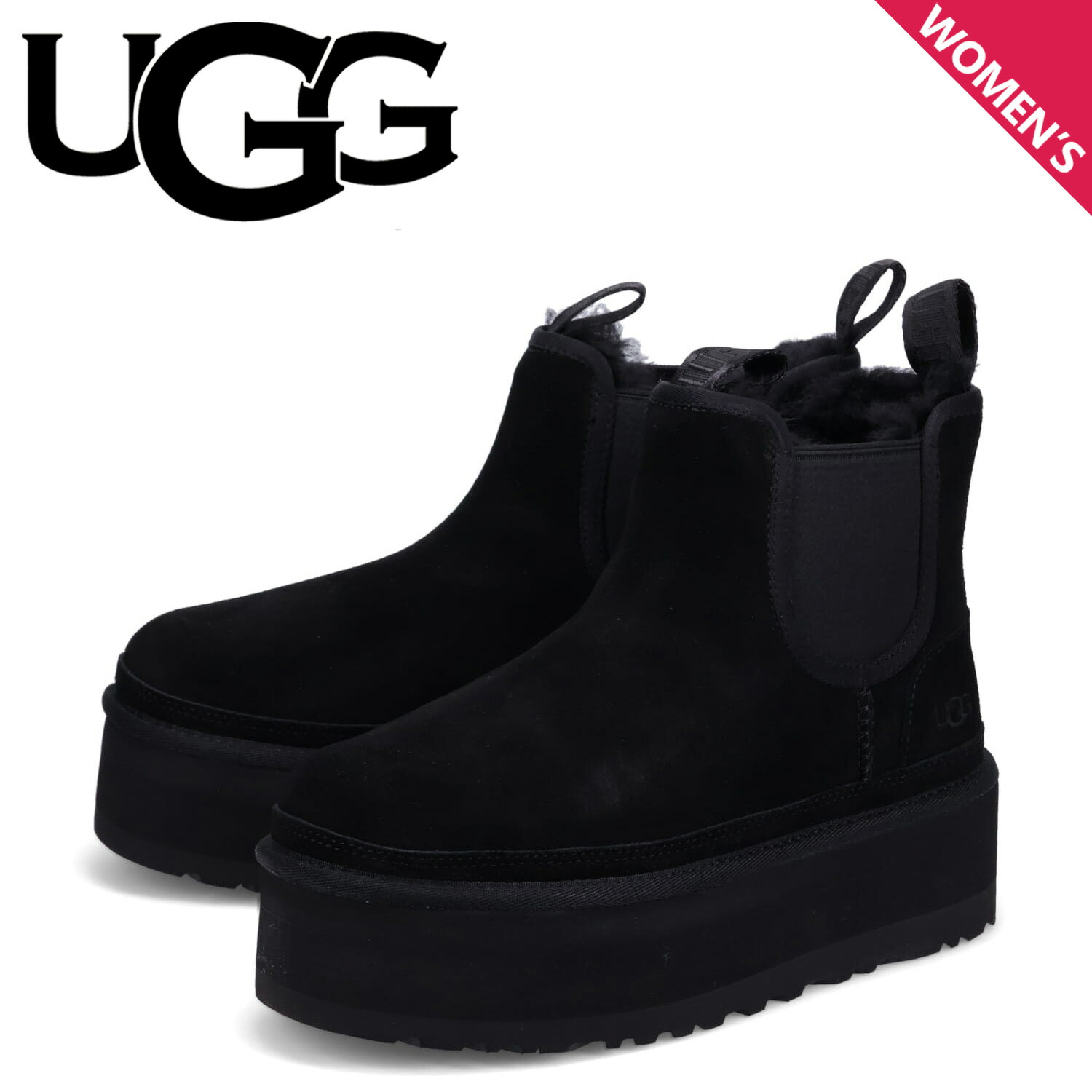 楽天市場】UGG アグ ニューメル プラットフォーム チェルシー ブーツ