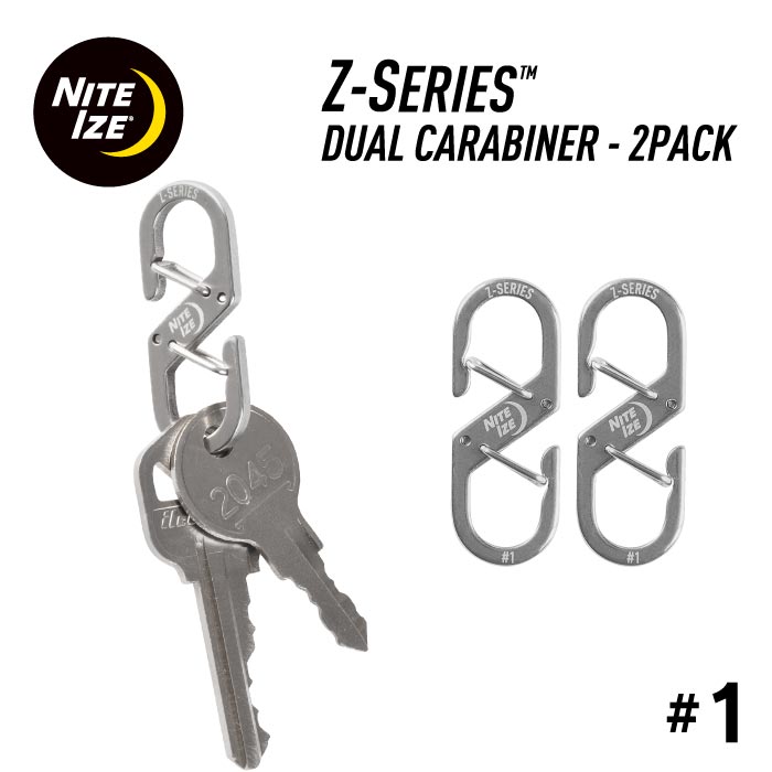 楽天市場】ナイトアイズ カラビナ おしゃれ 極小 Z型 S字カラビナ