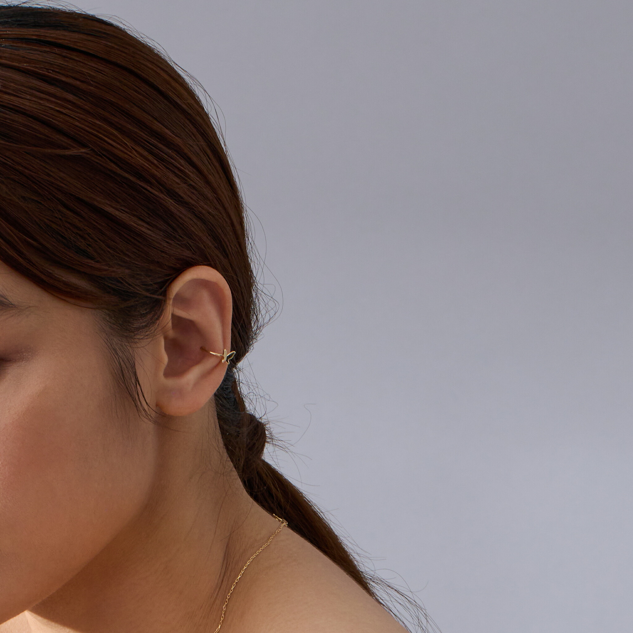 楽天市場】【Butterfly Ear Cuff】 K10/K18/Pt900 バタフライ モチーフ