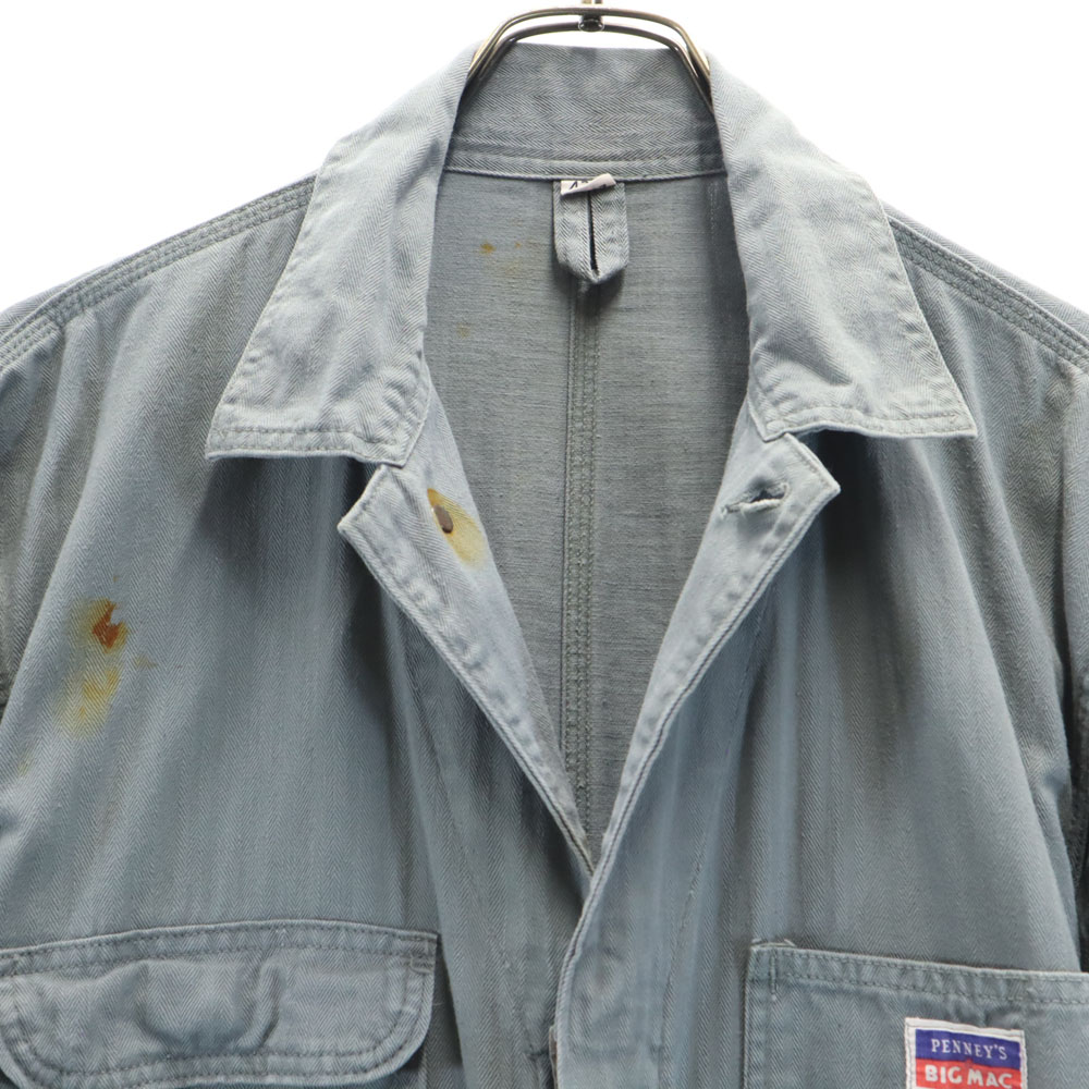 楽天市場】古着 BIG MAC ビッグマック 50s ヘリンボーン 長袖 つなぎ