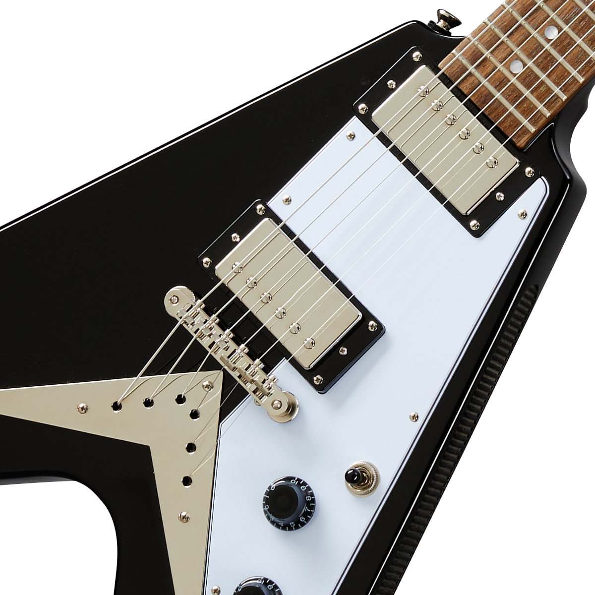 楽天市場】Epiphone Flying V (Ebony)【 エピフォン FV フライングV