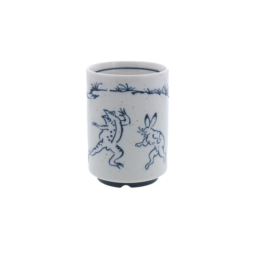 楽天市場】湯呑 270cc MINO YUNOMI 箱入り鳥獣戯画 富士山 湯呑み