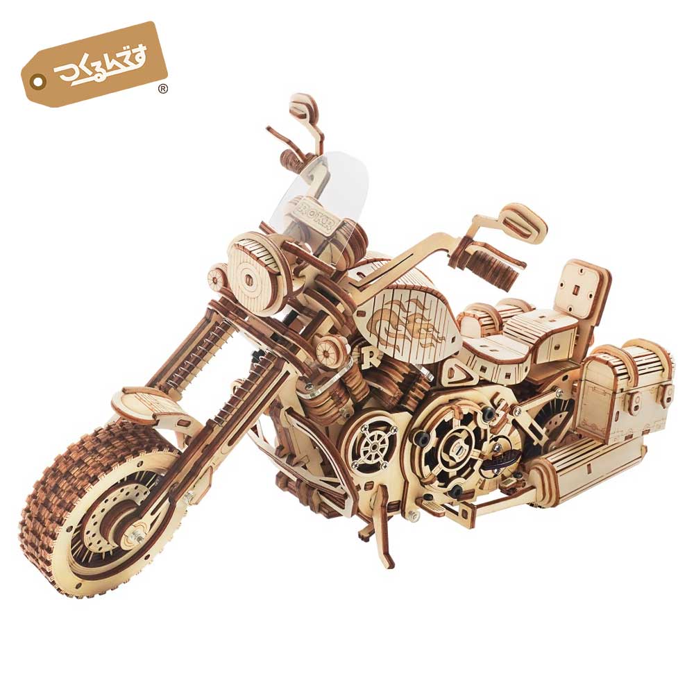 楽天市場】走る！ 驚きの木製バイク模型【公式】つくるんです