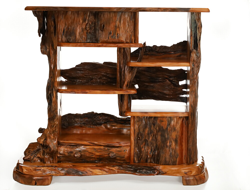 楽天市場】屋久杉 飾り棚 仕様：無垢 / 素材：屋久杉（一枚板 家具