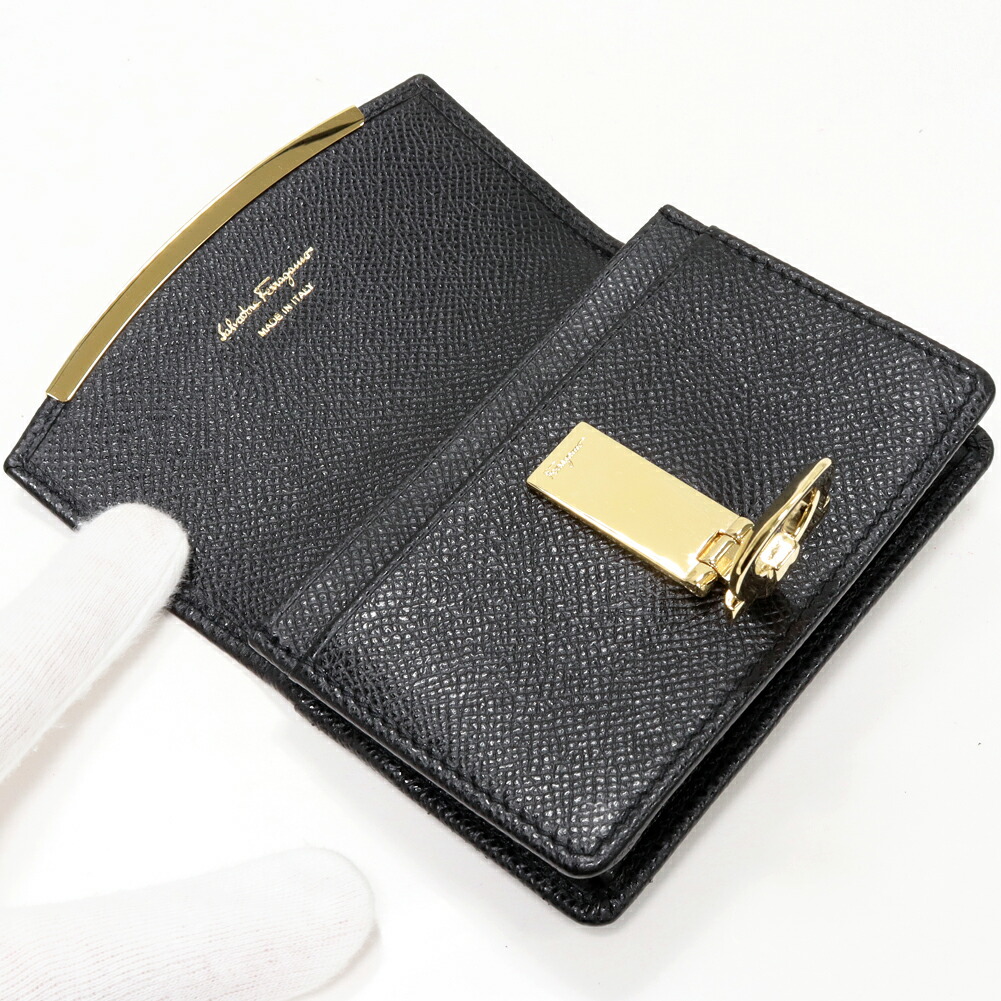 楽天市場】サルヴァトーレ・フェラガモ キーリング付き二つ折りカード