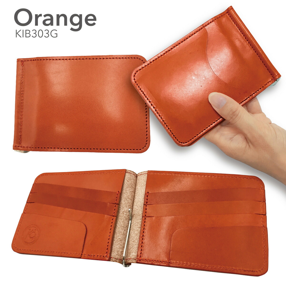 楽天市場】マネークリップ 財布 メンズ レディース 栃木レザー 牛革 革