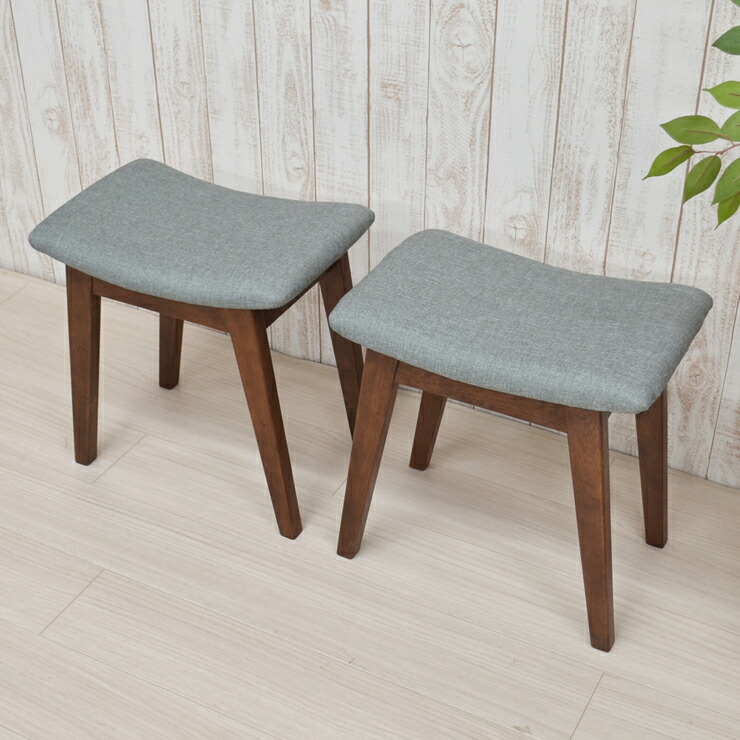 楽天市場】スツール 2脚 完成品 選べるカラー 42stm-2ch-360wn グレー