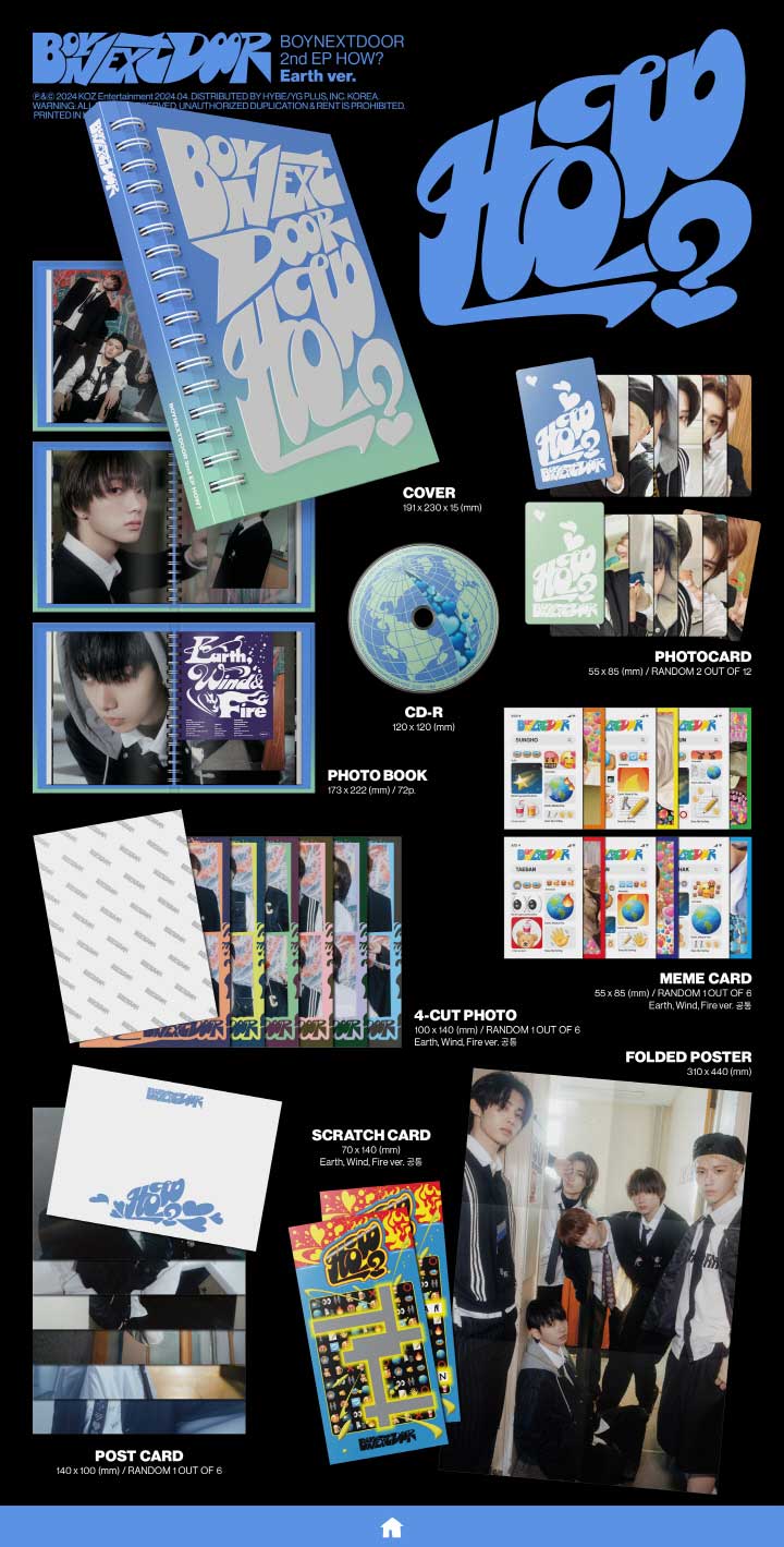 楽天市場】【2024/4/15 韓国発売】【予約】【3種セット】BOYNEXTDOOR