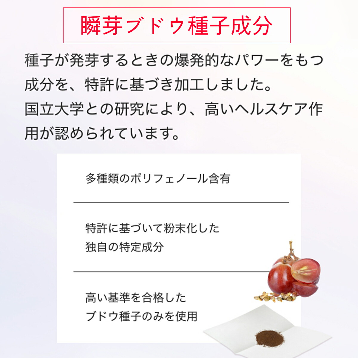 楽天市場】【マラソン限定クーポン】【メーカー正規販売店】瞬芽ブドウ