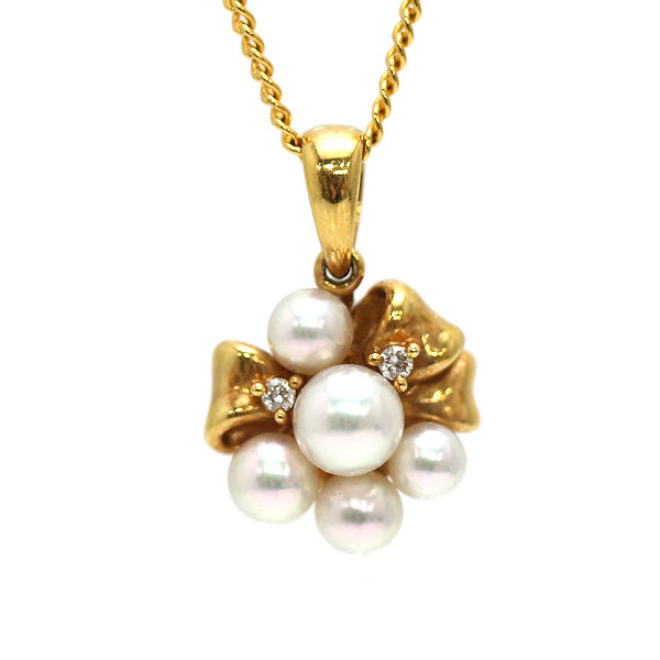 楽天市場】TASAKI 田崎真珠 ペンダントトップ K18YG リボン 18金