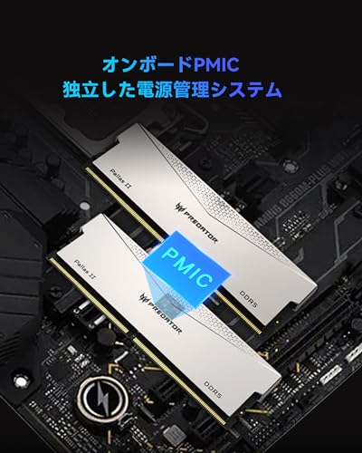 楽天市場】Acer Predator Pallas II DDR5 6000MHz 32GB(16GBx2枚) CL32