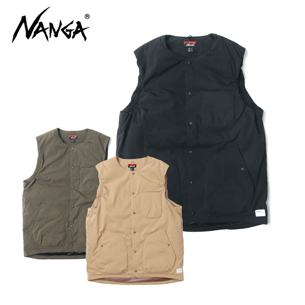 楽天市場】ナンガ タキビ ダウンベスト メンズ リップス トップ