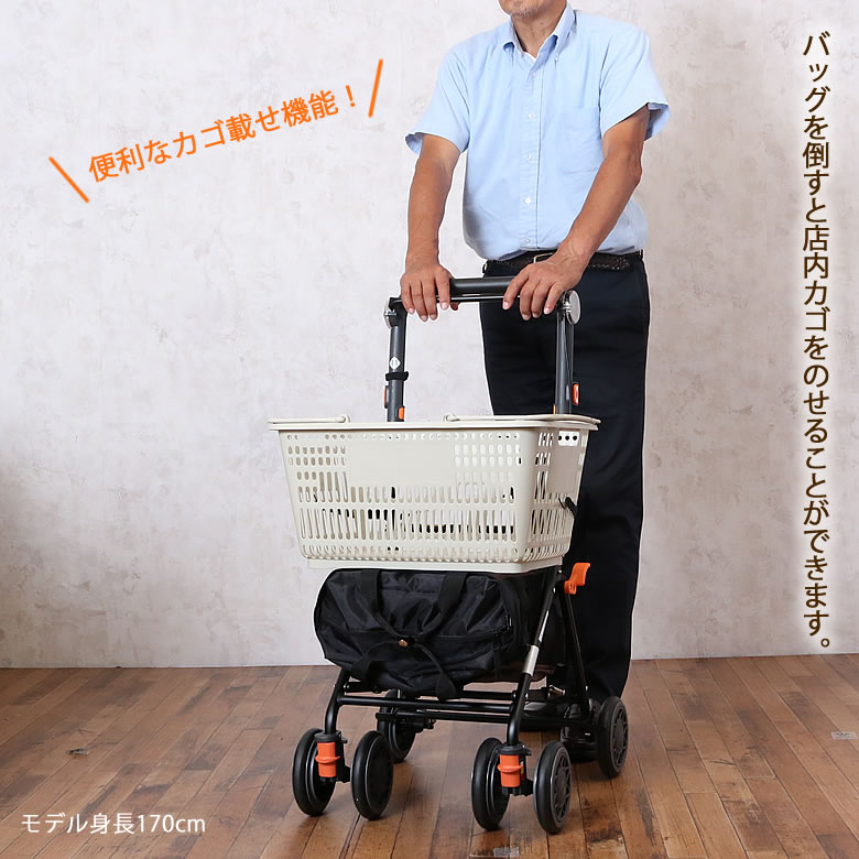 楽天市場】老人用 手押し車 シルバーカー デイリートロリー【SGマーク
