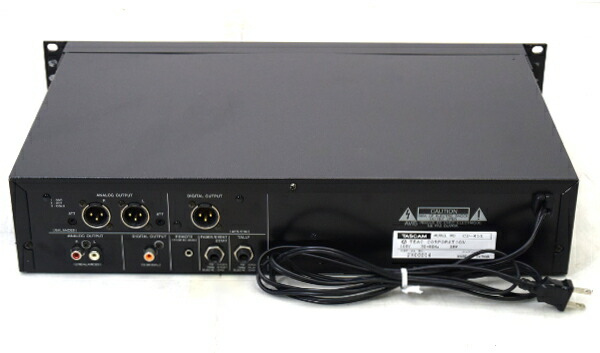 楽天市場】TASCAM CD-450 業務用ラックマウントCDプレーヤー 【中古