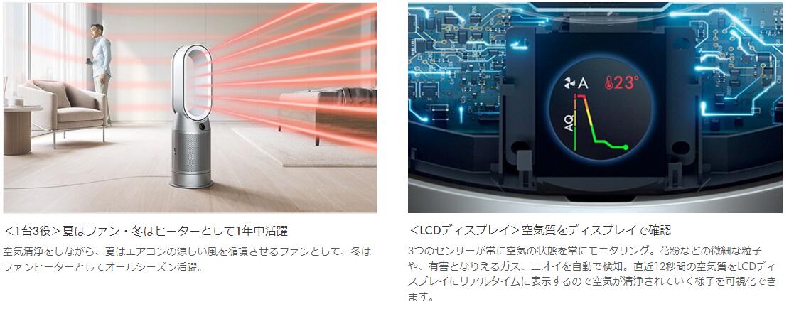 楽天市場】ダイソン 空気清浄ファンヒーター Dyson Purifier Hot +