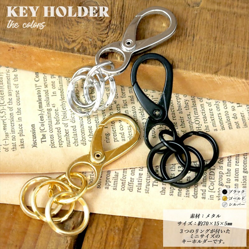 楽天市場】ミニカラビナキーホルダー キーリング カラビナ メンズ